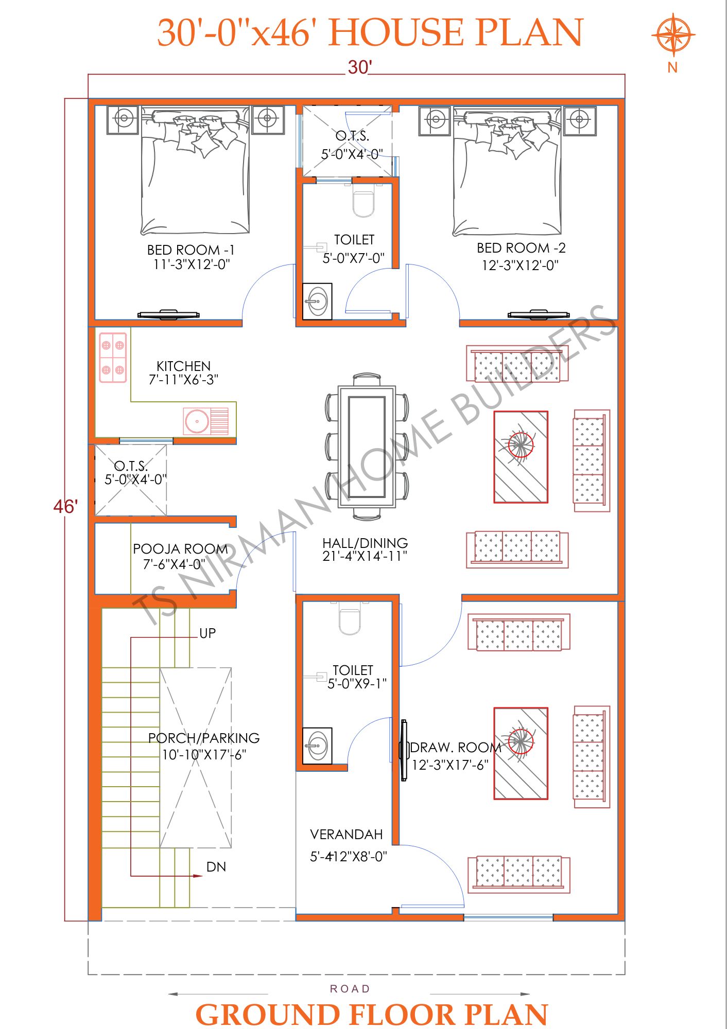 G+4 Residential Building 2